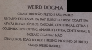 Weird Barrel/Dogma Weird Dogma